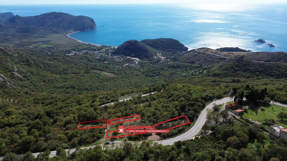 Plac za 35000 € sa pogledom na more, 7 km od Petrovca